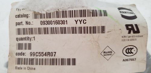 HARTING 09300160301 PANEL MOUNT BASE (LOT OF 2) NNB - Picture 3 of 5