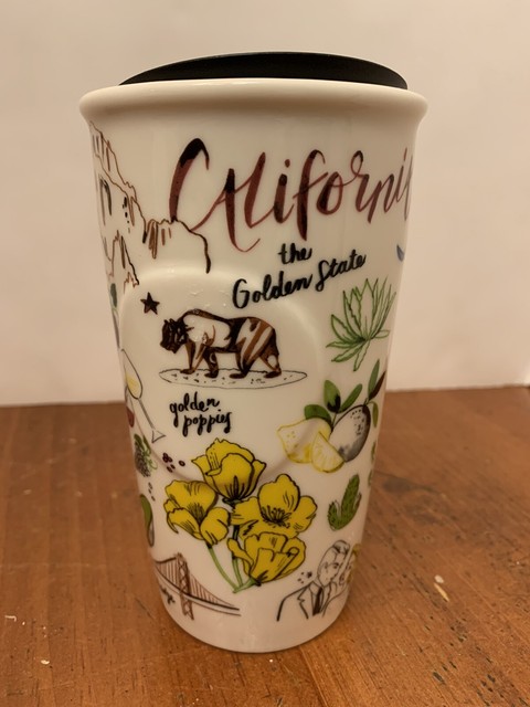 starbucks california ceramic tumbler