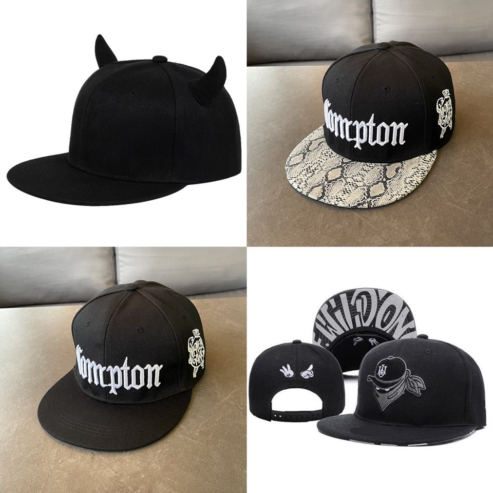 Gorra de béisbol Snapback pico plano hombres mujeres hip hop rap sombrero Reino Unido