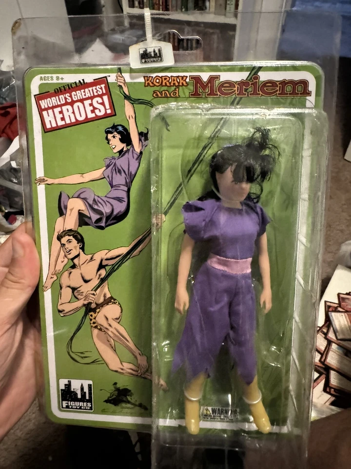 Figura de acción oficial World’s Greatest Heroes Meriam figuras Korak Tarzan Jane Foto 4 de 4