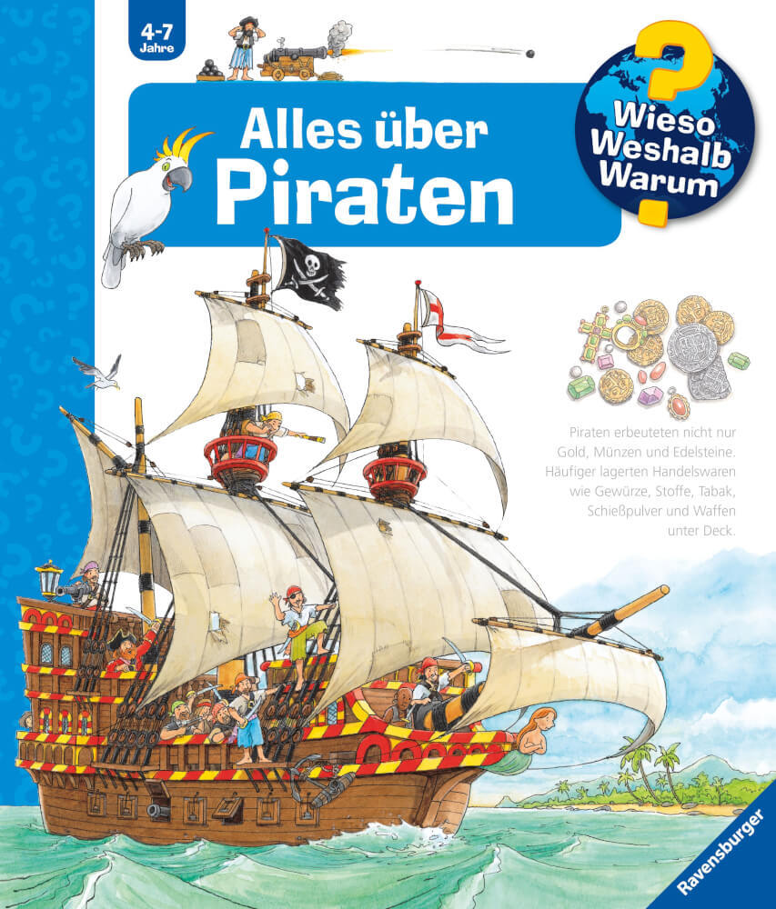 Thumbnail - Ravensburger 32772 Wieso? Weshalb? Warum? 40: Alles Über Piraten