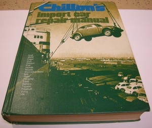CHILTON'S IMPORT CAR REPAIR MANUAL Second Edition HC; Chilton Book Co