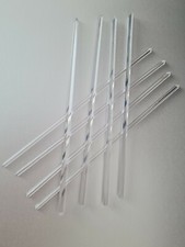 35 7" New Clear Acrylic Cake Topper Sticks Craft x35 Reusable NEW STOCK JAN SALE
