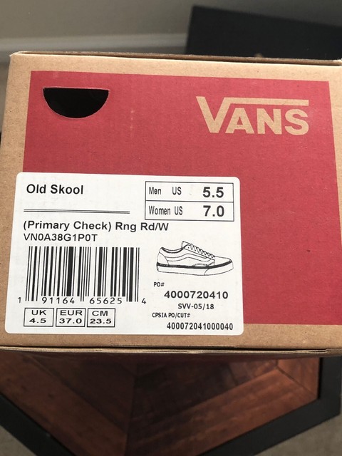 vans old skool 37.5