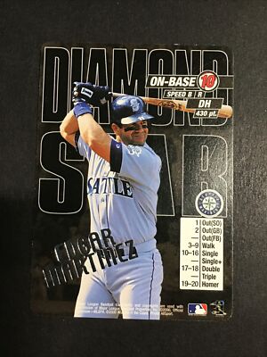 2000 MLB Showdown DIAMOND STAR Edgar Martinez PROMO   - NM-MINT 5858