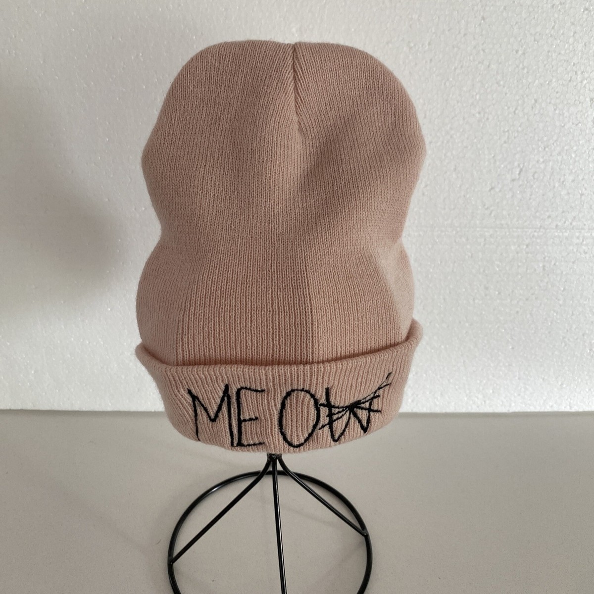 Charlotte Russe Girls OSFM Pink Beanie Hat Cap Cat Meow | eBay