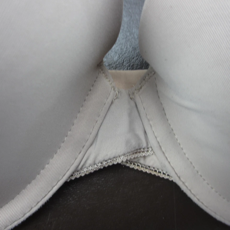 Бюстгальтер On Gossamer 32D серый с подкладкой на косточках регулируемая застежка сзади - Изображение 3 из 4