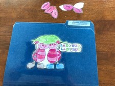 Ladybug, Ladybug Number Sets grade K math file folder game teacher resource