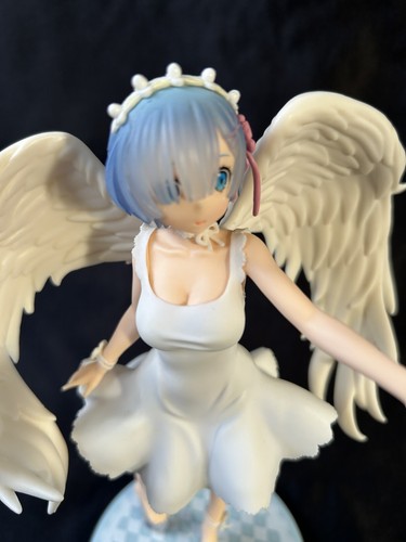 RE:ZERO REM Oni Tenshi Demon Angel Version LPM Doll Figure used mint from Japan - Picture 6 of 12