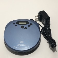 Spectra Personal CD Player SP-100 VTG Blue Loose No Headphone