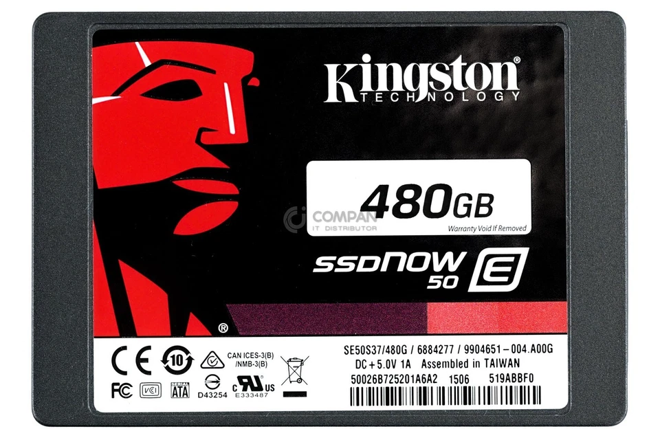SE50S37-480G KINGSTON SSD 480GB SATA 6G 2.5" SFF - Image 2 of 4