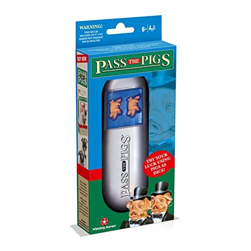 PASS THE PIGS Dice Game, The classic party and travel game, Will you get a