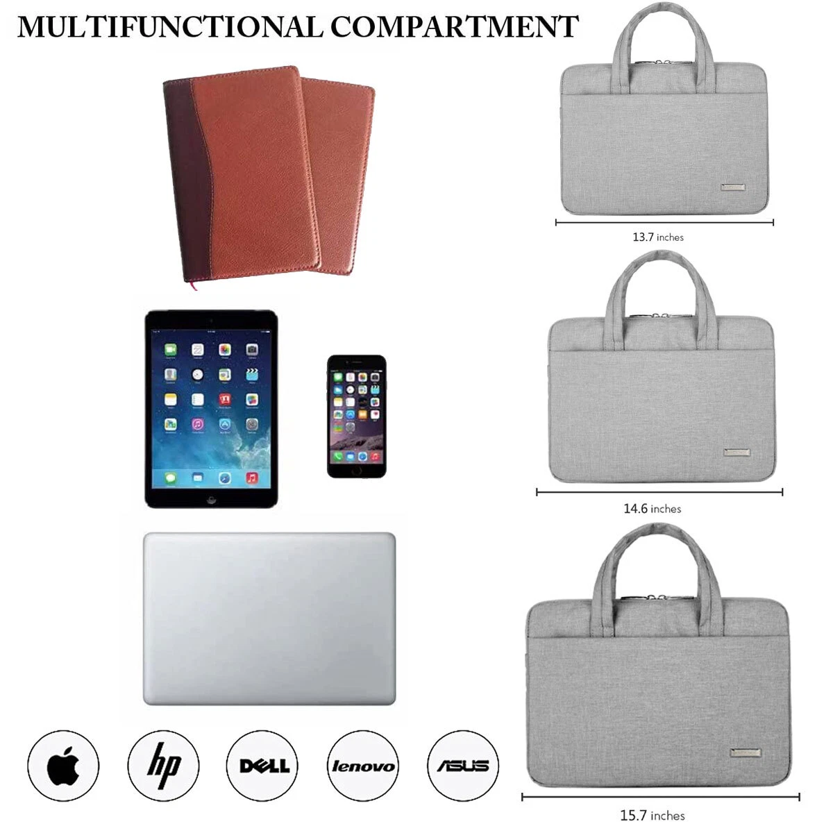 Chromebook case top with handle