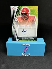 2022 Sage Football ISAIAH CHAMBERS DT Undrafted Free Agent Auto Card B4