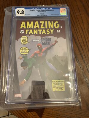 Amazing Fantasy 15 Spider-Man Unknown Comics Variant 2019 CGC 9.8
