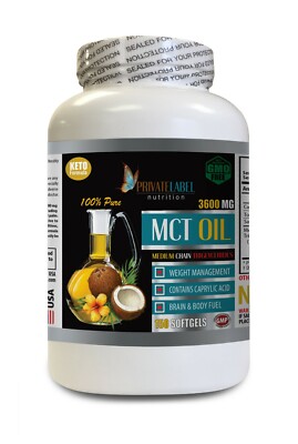 blood sugar support supplements - 100% MCT OIL - virgin coconut 1BOTTLE