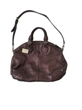 Borsa a mano The Original Car Shoe Prada in pelle viola metallizzato