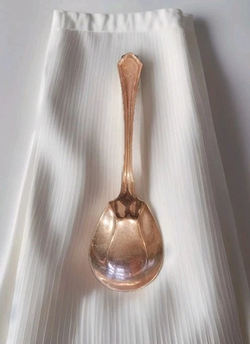 Antique Sterling Silver Sugar/Berry Spoon Wallace And Company 5.75 " Monogram