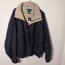 Tri-Mountain S-5300 Weather Resistant Hooded Jacket/Windbreaker Men's XL NWT