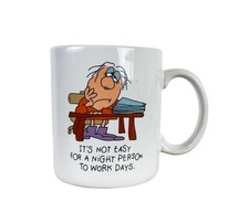 Hallmark Mugs It's Not Easy for a Night Person to Work Days Coffee Cup Japan
