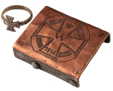 Ring WWI Buckle Germany 1914 German empire WW1 Iron Cross Military award decorat