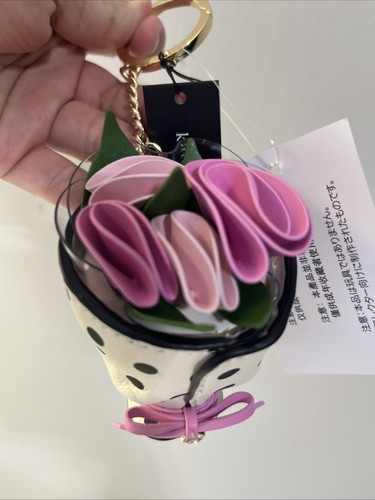 Neu Kate Spade 3D Blumenstrauß Schlüsselanhänger Schlüsselanhängsel Taschenanhänger Multi - Bild 3 von 7