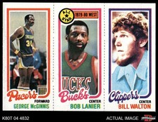 1980 Topps George McGinnis 121 / 10 / 222 HALL-OF-FAME 8 - NM/MT