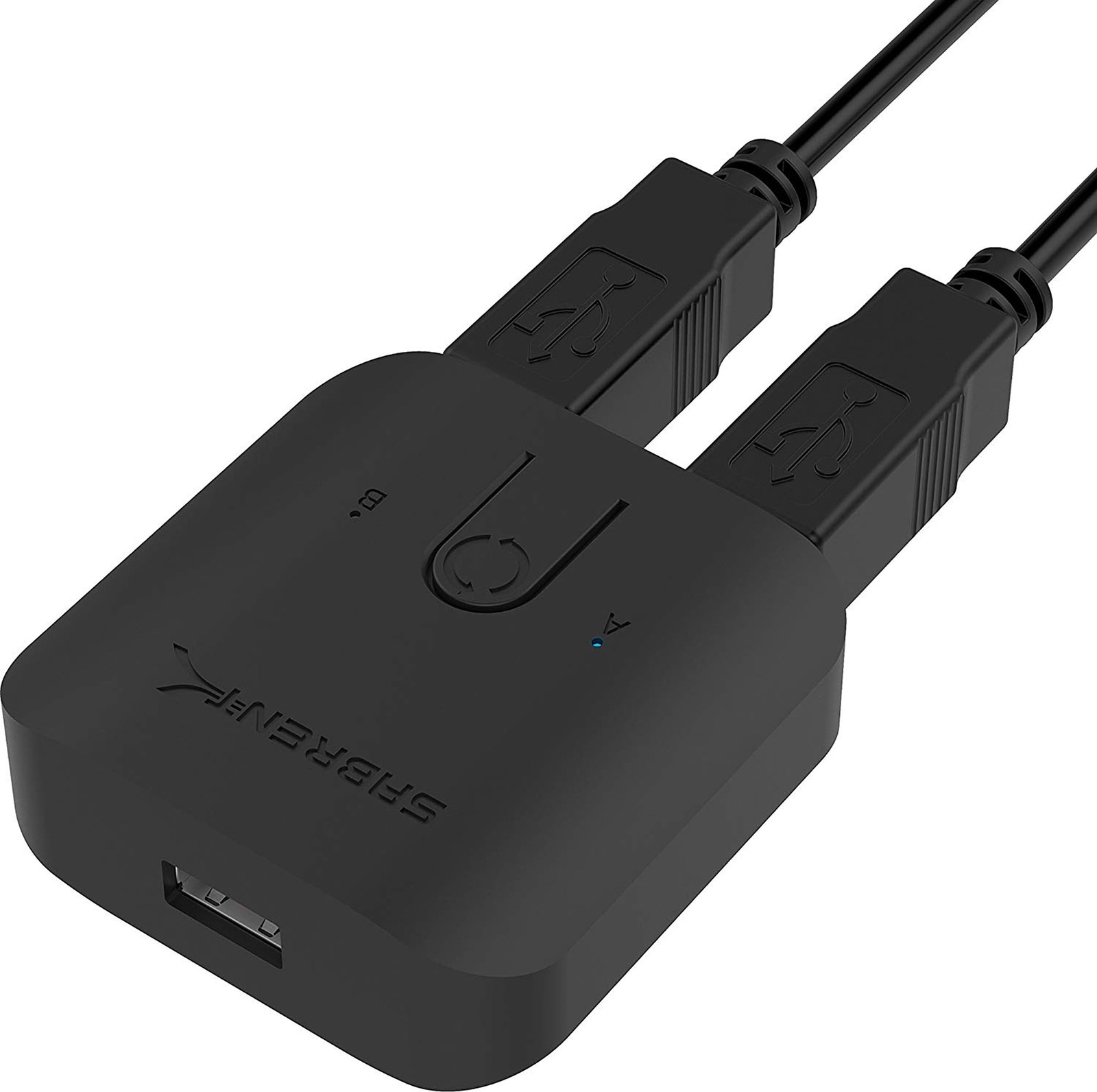 Commutateur USB 2.0 boîtier switch LED pour connecter une imprimante sur 2 PC