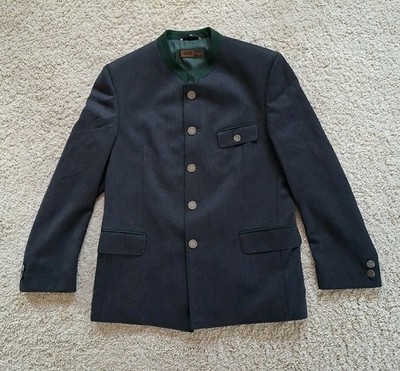Astri Hunt Austria Herren Jäger Trachten Jacke Janker Gr 48 50 M L Schurwolle 