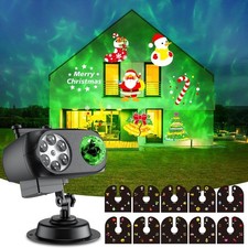 Projector Lights, Upgrade IP44 Waterproof Outdoor Indoor Holiday Projector Ligh