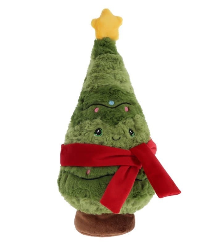 Keeleco Christmas Tree 25cm Novelty Soft Toy Decoration for All Ages