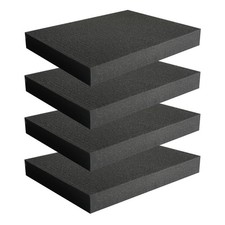 Pick and Pluck Foam - 4 Pcs 16 x 12 x 2" Pre Cubed Pick-Apart Foam Inserts for..