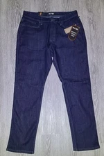 DU/ER L2X Denim Men's Performance Denim Relaxed Taper Heritage Rinse Size 34X32