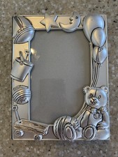 Godinger Baby Photo Album Silver Plated 100 4x6 Photos Frame Cover Keepsake Gift