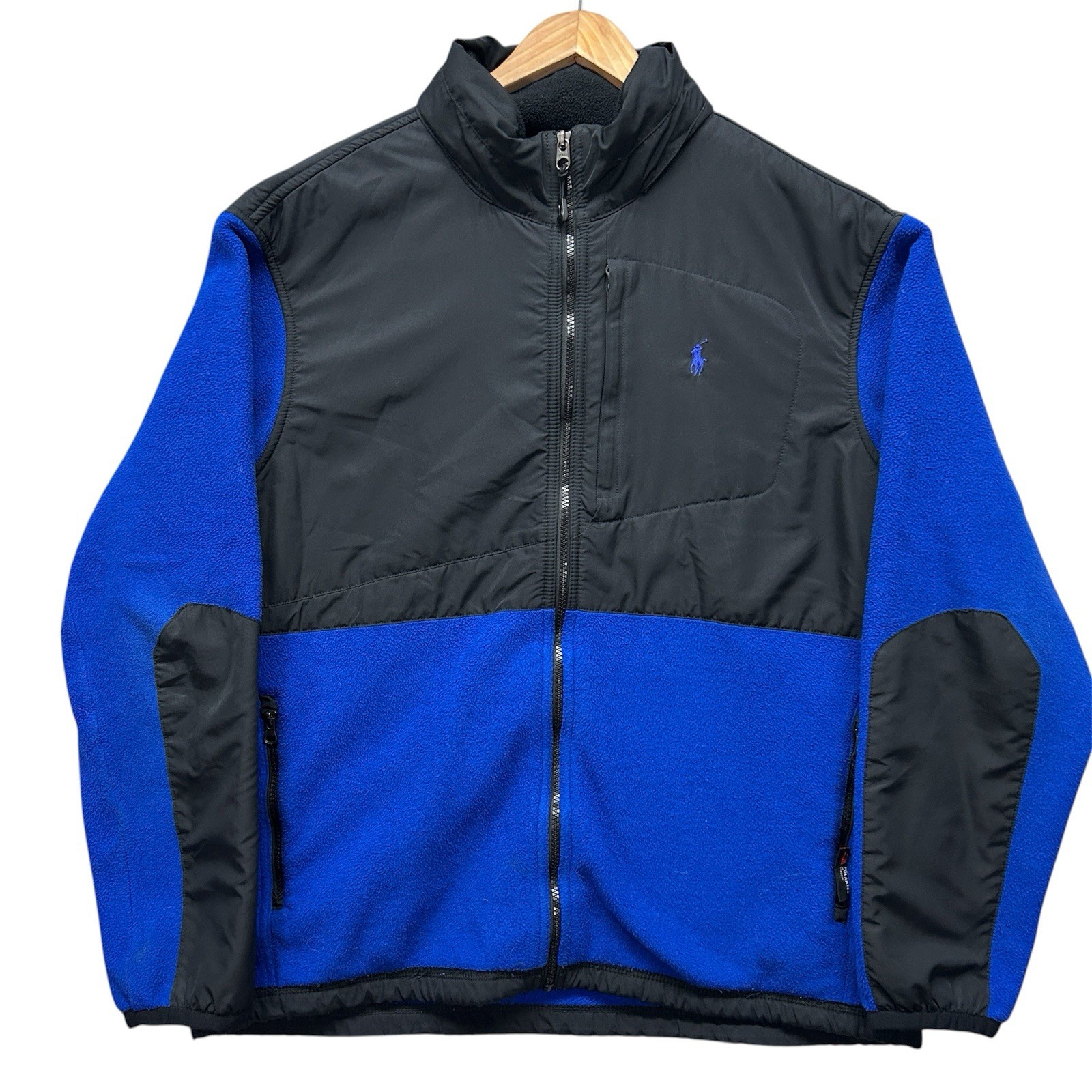 Vtg Polo Ralph Lauren Polartec Full Zip Fleece Jacket Men