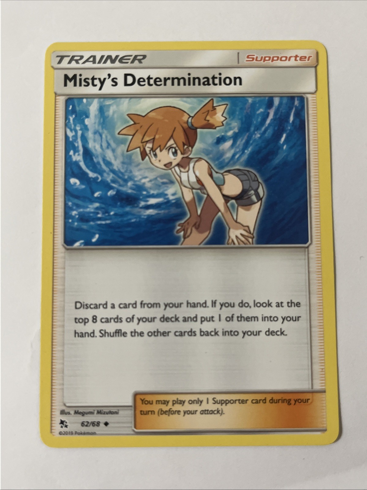 Misty's Determination 62/68 Hidden Fates Regular