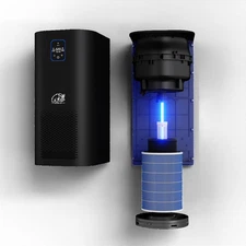 Mammoth Fresh XL Air Sanitizer | HEPA + PCO + Plasma | Commercial & Home Use