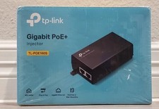 TP-LINK TL-PoE160S  802.3at/af Gigabit PoE Injector  Distance Up to 328 ft.