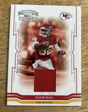 2005 Donruss Throwback Threads - Dante Hall #71 Materials (MEM)