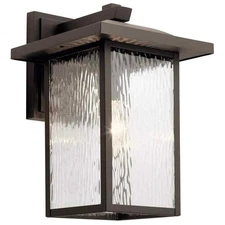 Kichler Capanna 16" 1-Light Outdoor Wall Lantern Sconce Olde Bronze Hardwired