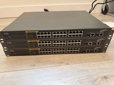 Lot of 3 D-Link DES-1526 Smart PoE Switches +...
