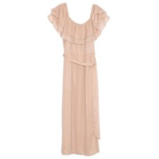Show Me Your Mumu Rosie Dress Off Shoulder Belted Party Midi Wedding Guest XL