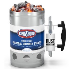 Charcoal Chimney Starter Large Capacity Zinc ...