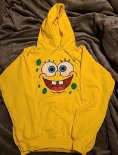 SpongeBob Squarpants Face Adult Small Hoodie