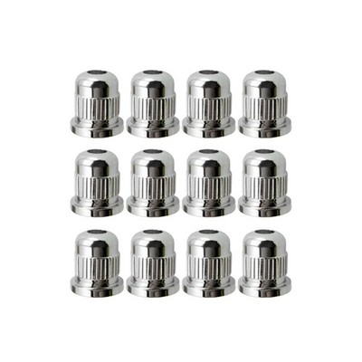 12Pcs Guitar String Mounting Ferrules For Bass Guitar String Through Silver US