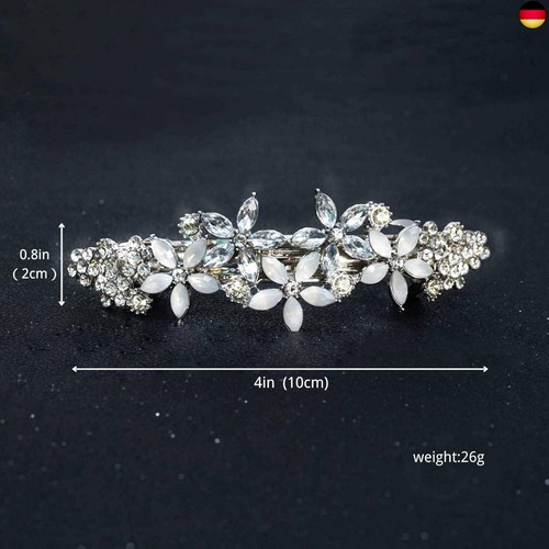 Golewedy haarschmuck hochzeit Strass-Haarspangen (2 Stück) ausgefallene - Bild 2 von 6