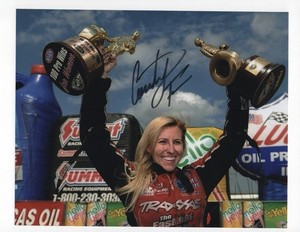 Courtney Force signed autograph 8x10 Photo No COA Pass BAS PSA JSA NHRA Sexy Hot