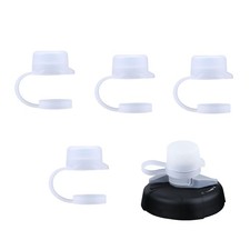 4pcs Mud Caps for Bottles, Transparent Bike Bottle Cap Top BPA Free Bike Wate...