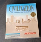 IBM/PC Game Sid Meier’s Civilization 1991 Micropose First Edition 3.5" Disk