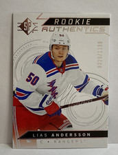 2018-19 SP - Rookie Authentics Lias Andersson #139 /1199 (RC)